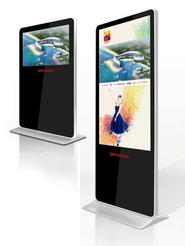 Floorstand Slim Touchscreen 5 points Black